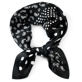 SILKDREAMS 100% Mulberry Silk Scarf 21" Women Small Square Scarf Breathable Lightweight Neckerchief Headscarf