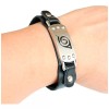 Veraly Naruto Pulsera Hoja Konoha Brazalete Cuero Aldea Unisex