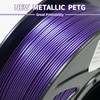 TRONXY PETG Filament 1.75mm,Metal-Purple-Orchid 3D Printer Filament Accuracy +/- 0.05mm,