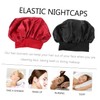 Healvian Sleeping Hat Supplies 2pcs Silk Bonnet for Elastic Wide