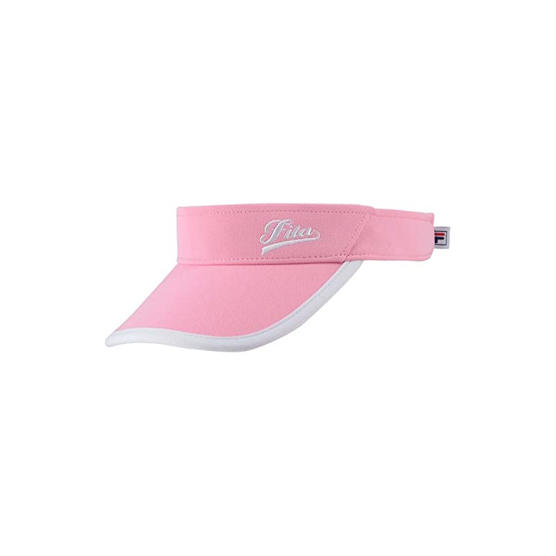 Fila Tennis VL9260 Tennis Sun Visor, Women's Logo Visor, Rose