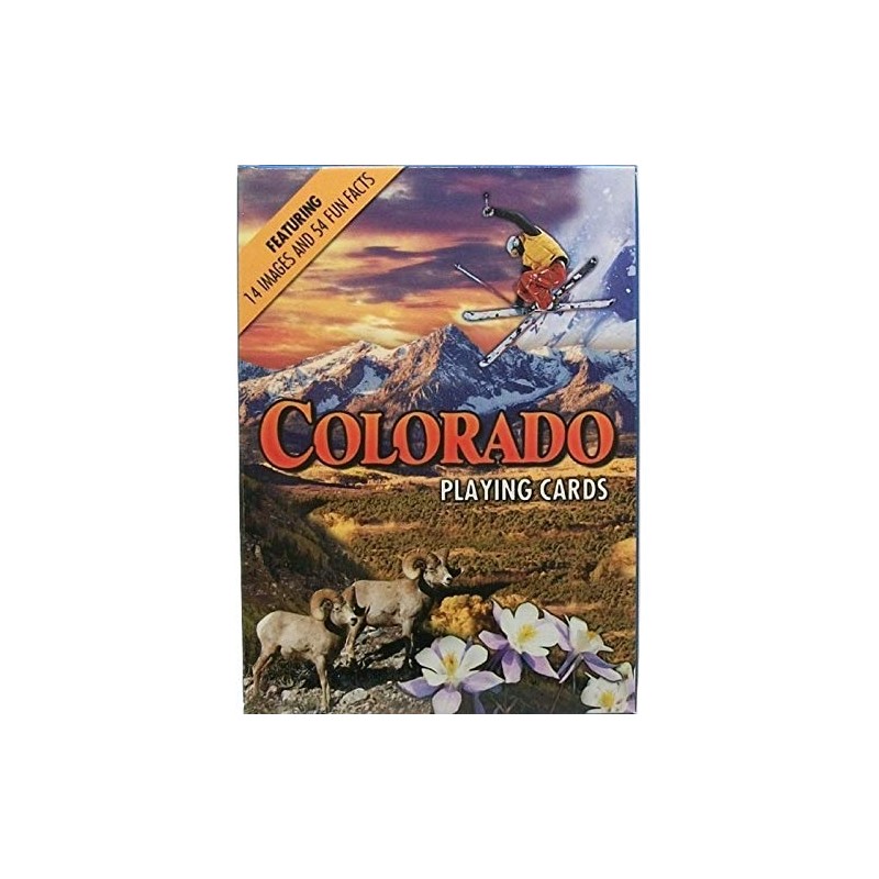 Saddle Mountain Souvenir Colorado Souvenir Playing Cards - Modern Travel