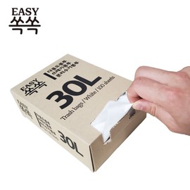 easy pop-up foldable multipurpose bag garbage bag separate collection bag recycling bag 30L 50L 80, 01 easy pop-up 30L / 100 sheets / easy쏙쏙 배접형 다용도봉투 쓰레기봉투 분리수거봉투 재활용봉투 30L 50L 80, 01 easy쏙쏙 30L / 100매