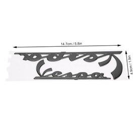 1 x Flexible Plastic Car Sticker for Vespa GTS300 LX125 LX150 125 150 IE Sprint Primavera 300 LX LXV Super (Black)