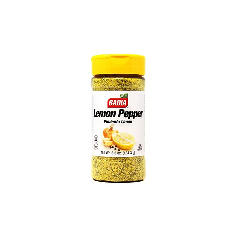 Badia Lemon Pepper Seasoning 184.3g and Badia Everything Bagel Seasoning