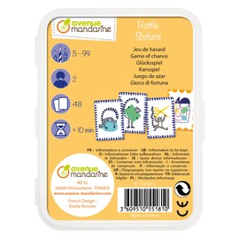 Avenue Mandarine CO181C Card Game, Suitable for Children from 5 Years, 1 Pack, Shifumi