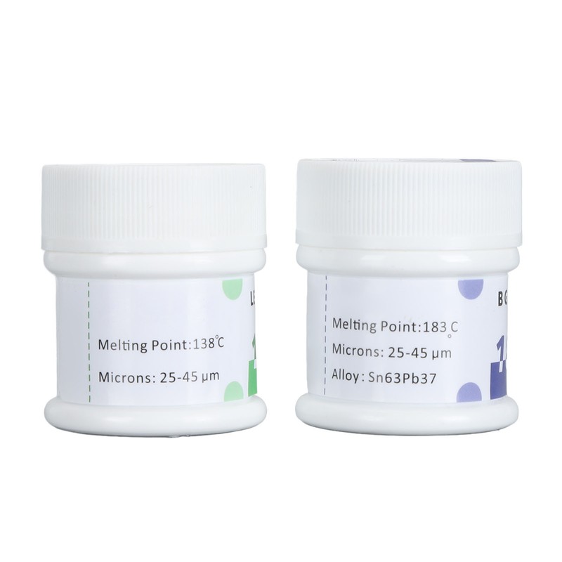Electronic Chip Solder Paste 50gx2 138℃ and 183℃ Multifunctional Soldering
