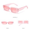 IKANOO Retro Rectangle Sunglasses for Women Men Small Square Frame