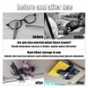2PCS Glasses Holders for Car Sun Visor, Glasses Clip Organizer,