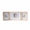3 Picture Frame Collage Photo Frames Rustic Wood Hinged Folding