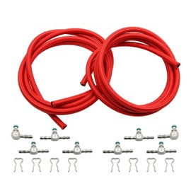 Diesel Fuel Injector Return Line Clamps Kit Fit for Chevy GMC Duramax LLY LBZ LMM 2004-2010, 97328732 98045649