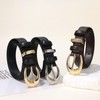 GOTOANT Women Leather Belts for Jeans Ladies Thin Western Waist