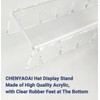 Hat Organizer for Baseball Caps, 2 Pcs No Install Acrylic