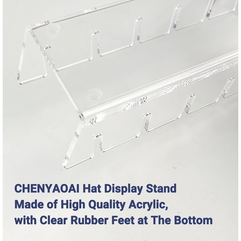 Hat Organizer for Baseball Caps, 2 Pcs No Install Acrylic