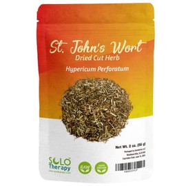 St. John's Wort Dried Cut Herb, 2 Ounces, Saint John's Wort, St. Johns Wort Herb Dried, Hypericum Perforatum, St. Johns Wort Tea 2 oz. - Resealable Bag - 56 grams - Premium Quality (St. Johns Wort)