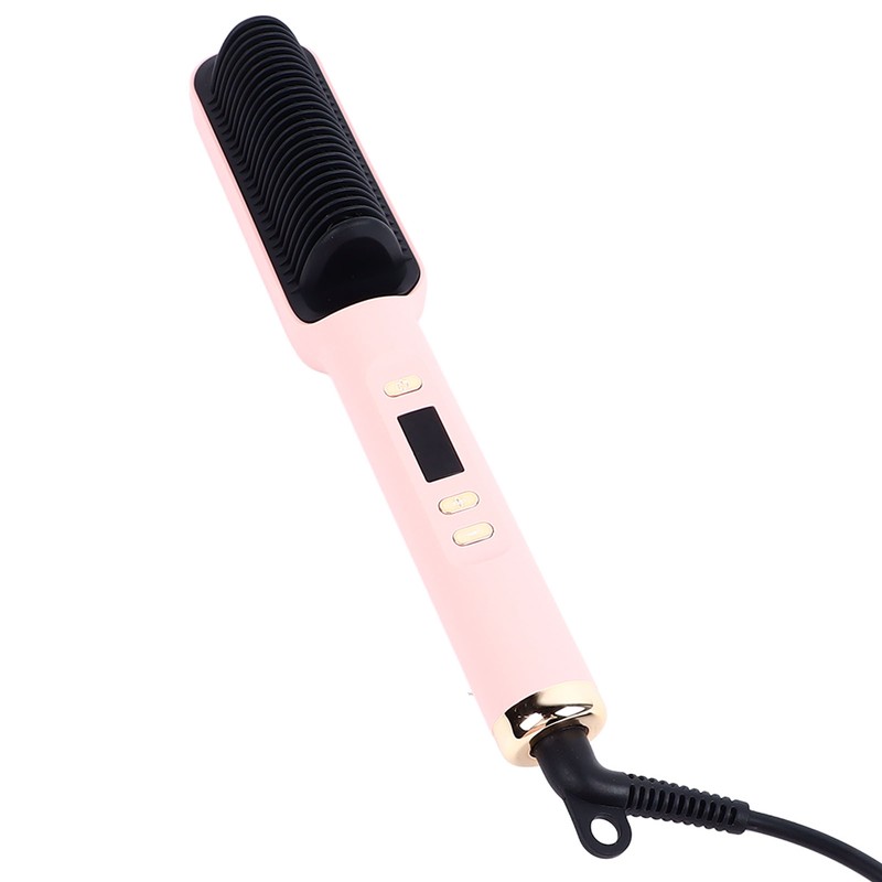 Straight Curly Hair Iron 2 Purpose Electric Curling Comb Negative