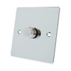 Alliance Electrical FPC1GDIMLED Polished Chrome Flat 250W-10 Amp Single 1
