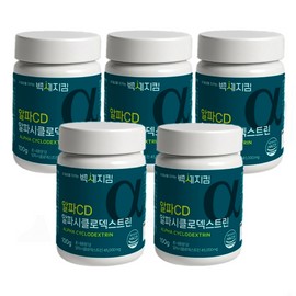 Centenarian Protection Alpha CD Cyclodextrin Alpha CD 100g x 5 / 백세지킴 알파CD 씨클로덱스트린 알파시디 100g x 5개