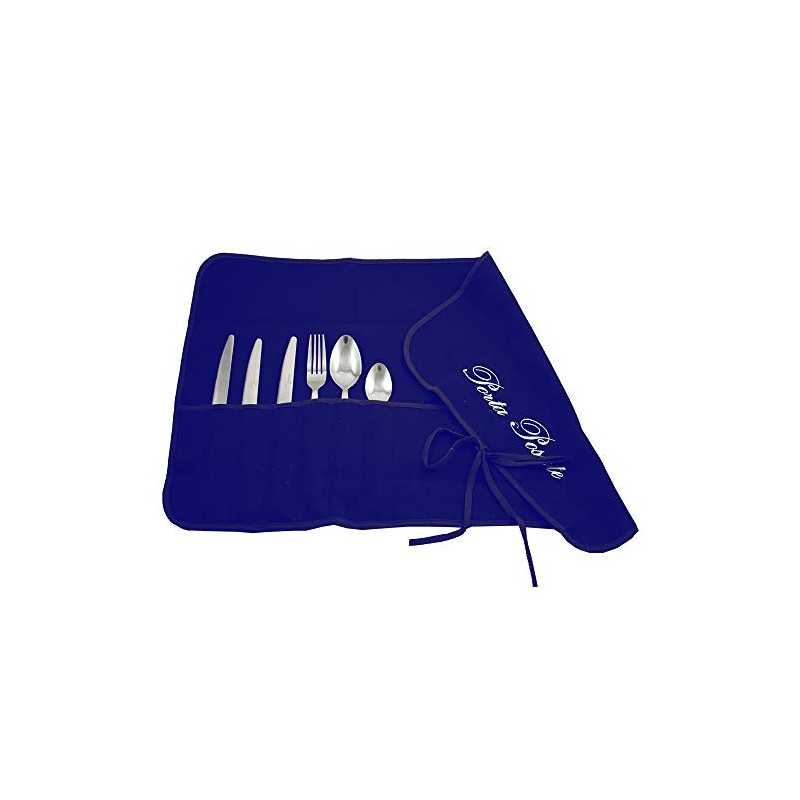Magie di Casa Cutlery Holder Cloth, Blue, UNIQUE