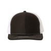 RICHARDSON Snapback Trucker Cap, Adjustable, Black/White