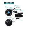 Meltec CF-110 4.5-Inch Car Fan for DC 12 V Vehicles,