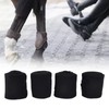 4Pcs Horse Leg Warp Self Adhesive Breathable Wear Resistant Animal