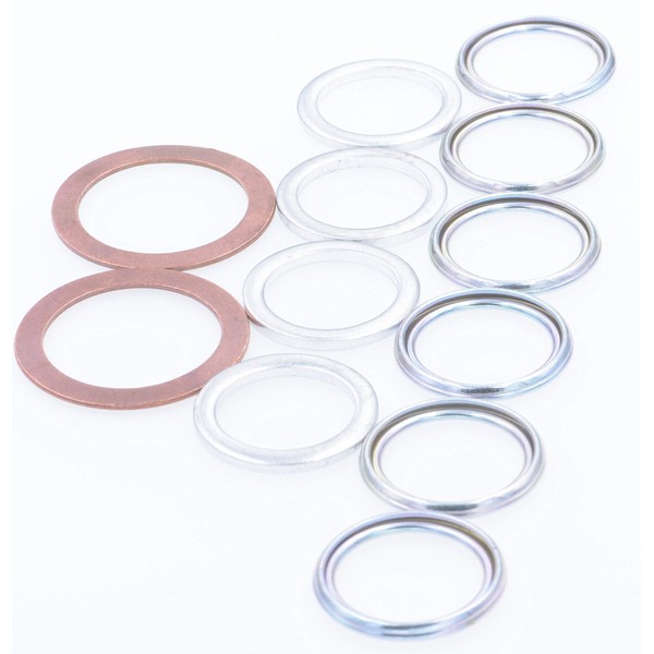Rexka 12pcs Transfer & Differential Service Gasket Kit Compatible with