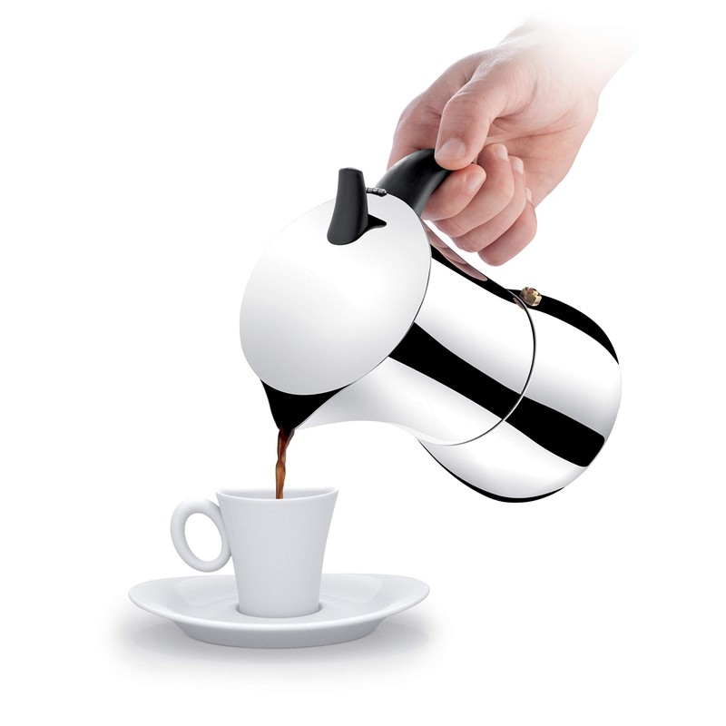 Tescoma MONTE CARLO Espressokocher für 6 Tassen | Erstklassiger Edelstahl