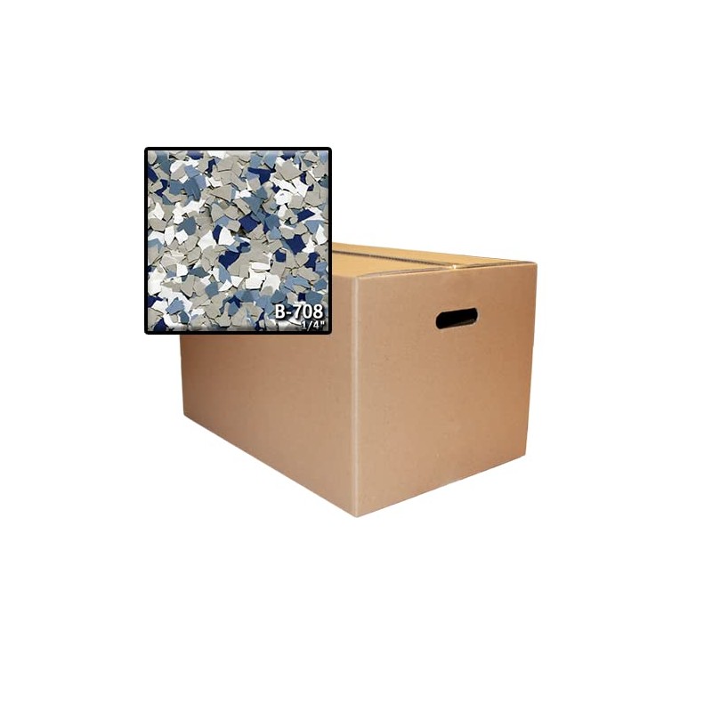 25 LB Box Signature Blend Epoxy Flake (B-708 Stonewash)