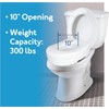 Carex E-Z Lock Toilet Seat and Safety Frame Combo Pack,