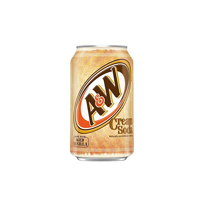A&W Cream Soda, Made With Aged Vanilla, 12 Fl Oz