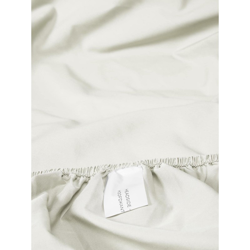 Essenza Premium Percale Oyster Fitted Sheet 160 x 200 cm