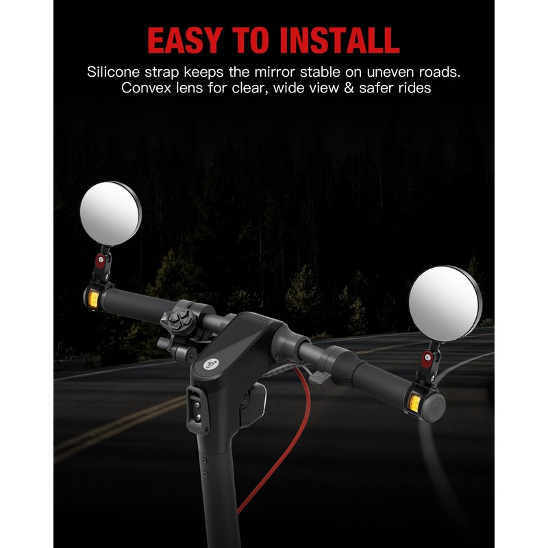 Scooter Rear-view Mirror Compatible with Ninebot by Segway All KickScooters