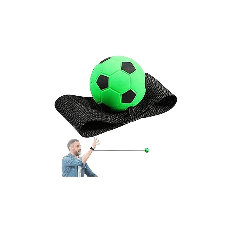 Yjemle Green Wrist Return Ball - Adjustable Bounce Back Ball