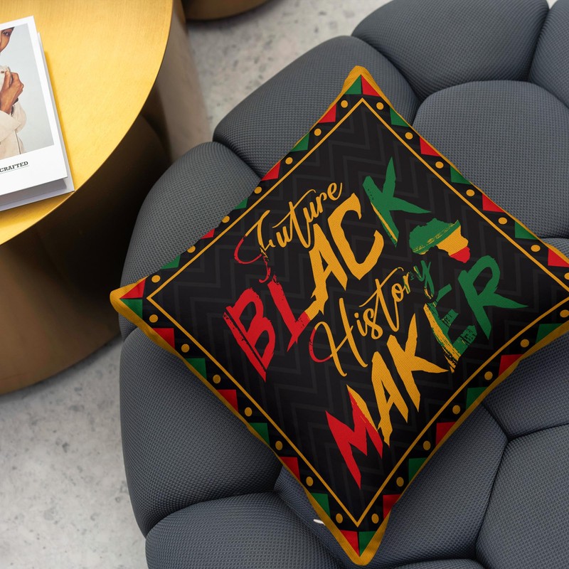 Black History Month Decorations Black History Month Pillow Covers Set
