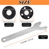9 Pcs Angle Grinder Wrench Grinder Nut Kit Spanner Wrench