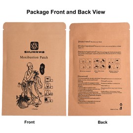 SHUWRWB Moxibustion Patch(Shoulder Patch 12patches per Bag)|Wormwood Patch|Moxa Patch| self-Heating Mugwort Sticker