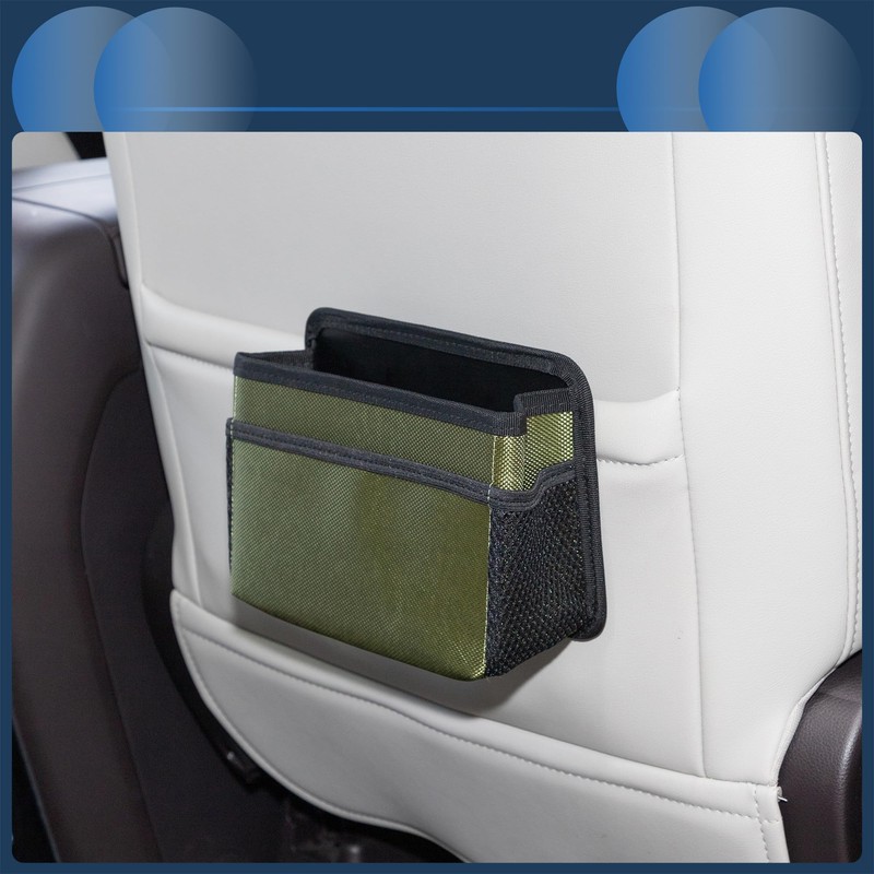 INFINAUTO Car Trash Can Car Door Back Seats 7.5" Length