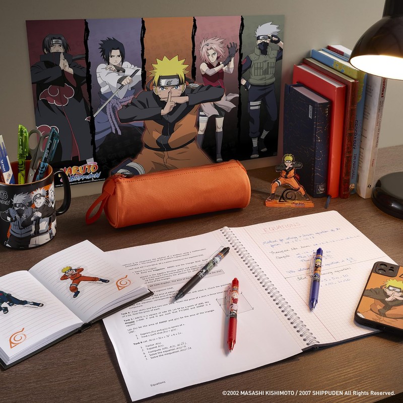 Pilot x NARUTO FriXion Ball Clicker Erasable Retractable Pens Limited