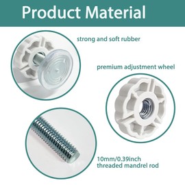 Pressure Mounted BoltsKit 4 Pack for Baby Toddle Gate Pet Stair Gate Dog Wall Protector Long Screws M10(90mm) Gate Extension Rods Kit,Bule