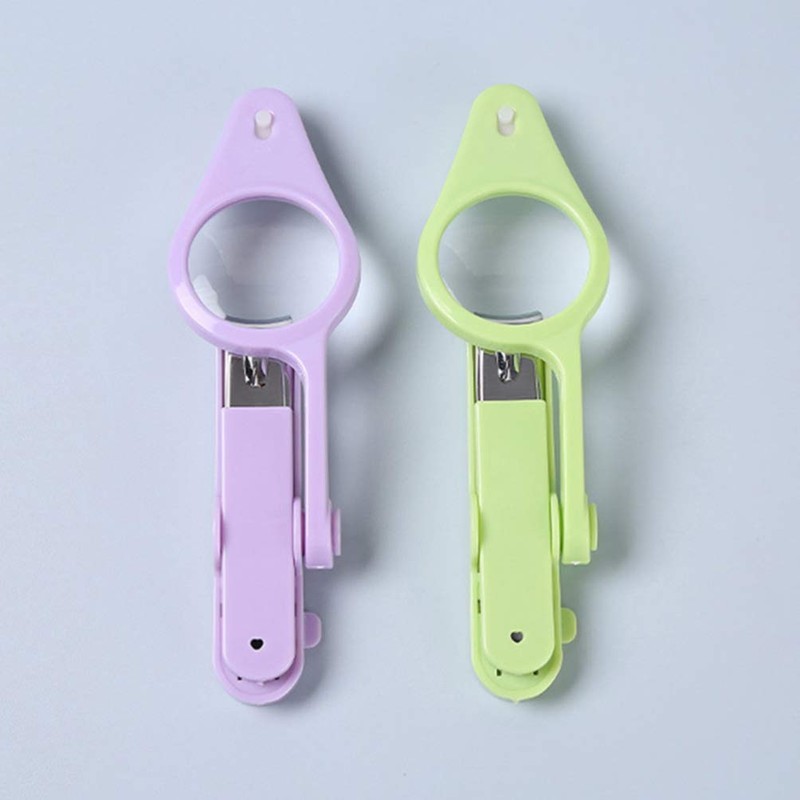 Nail Clippers with LED Light and Magnifier Nail Cutters Fingernails