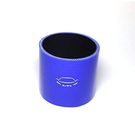 LTI - Acoplador de manguera universal (70 mm), 7 cm, silicona, 4 capas, reforzado de alto rendimiento, color azul