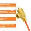 GASHER 1/2" BSP RV Water Heater Temperature and Pressure Relief