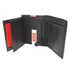 ODS:UK Mens RFID Blocking Soft Leather Trifold Purse Credit Card
