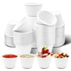 Arcccky 150 Pack 4 oz Small Paper Bowls, White Disposable