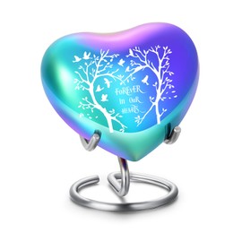 QGJNSGC Cat Urn Dog Animal Urns for Dogs Heart Shape Pet Urn Memorial Jug Pot Ash Burial Mini Heart-shaped Urn Dog Cat Urn Animal Urns