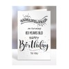 Congratulations on turning 83 years old card, Happy Birthday to