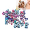 22pcs Pet Bowknot Rubber Bands Cute Colorful Dog Grooming Hair