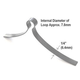 Northern DIY Rim Lock Springs/Feather Springs - Width 1/4" (6.4mm) - Pack of 5