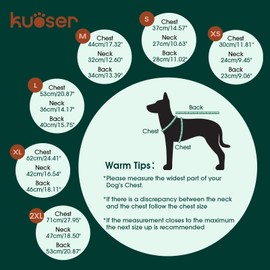 Kuoser Dog Sweater, Dog Sweaters for Large Size Dogs, Boy Girl Dog Christmas Sweater, Pet Sweatshirt Outfits for Male Female Dogs, Warm Big Dog Pullover Knitwear Clothes for Fall Winter, Pink L